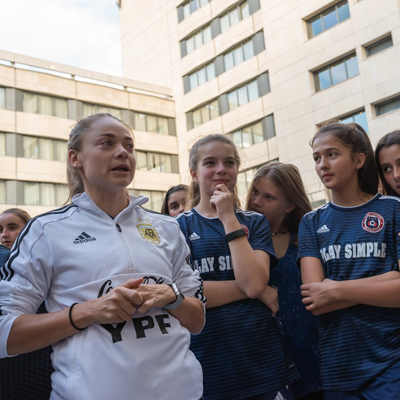 France 2019, Firma de autógrafos, Estefania Banini, Selección Argentina